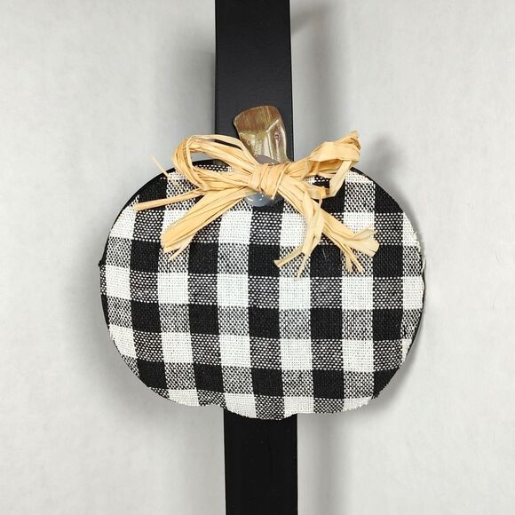 Fall Harvest Autumn Thanksgiving Metal Wreath Hanger Acorn Pumpkin Pickup Truck - Picture 10 of 14